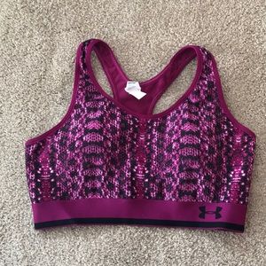Alligator print under armour sports bra